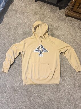 Lrg Men's Beige Graphic Pullover Hoodie